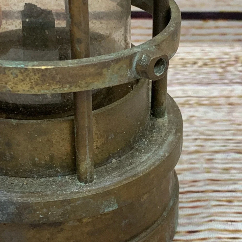 Vintage Weems & Plath Brass Yacht Lamp Oil Lantern Nautical Marine‎ Ship